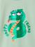 Boys' sparkly space print T-shirt almond green+night blue - vertbaudet enfant 