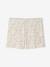 Pack of 2 ribbed floral pyjama shorts ecru - vertbaudet enfant 