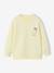 Sweat col rond manches longues jaune pâle+mangue+vert d'eau - vertbaudet enfant 
