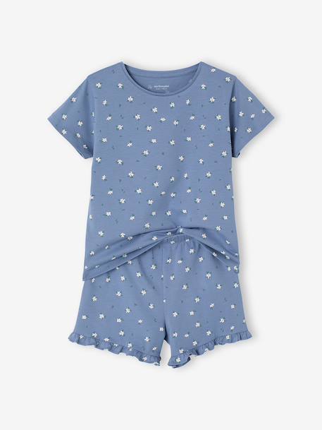 Pack of 2 cotton playsuits blue - vertbaudet enfant 