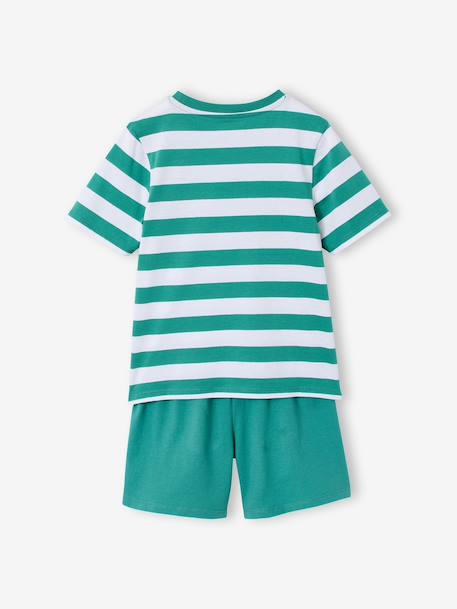 Pack of 2 striped pyjama shorts blue - vertbaudet enfant 