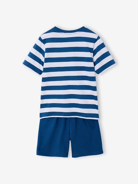 Pack of 2 striped pyjama shorts blue - vertbaudet enfant 