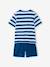 Pack of 2 striped pyjama shorts blue - vertbaudet enfant 