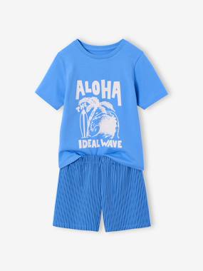 Lot 2 pyjashorts surf - vertbaudet enfant Garçon-Lot 2 pyjashorts surf