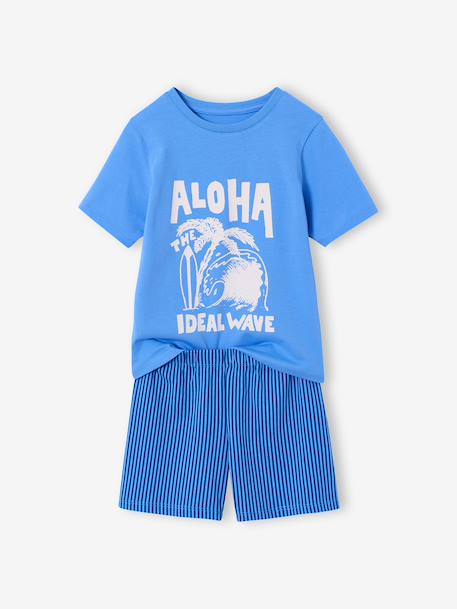 Pack of 2 surf pyjama shorts blue - vertbaudet enfant 