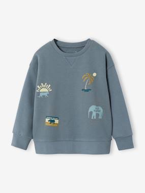 -Sweat col rond manches longues