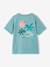 Boys' back print maxi T-shirt ecru+sage green - vertbaudet enfant 