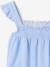 Girls' cotton braces pyjama shorts sky blue - vertbaudet enfant 
