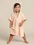 Baby Animals Bath Poncho, with Recycled Cotton printed white+striped blue - vertbaudet enfant 