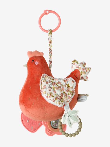 Hanging hen soft toy orange - vertbaudet enfant 