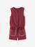 Girls' cotton muslin short set terracotta - vertbaudet enfant 