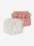 Pack of 2 cotton baby girl bloomer shorts clay beige - vertbaudet enfant 