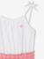 Girls' dress with thin straps navy blue+old rose - vertbaudet enfant 