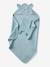 Bath Cape + Wash Mitt, in Organic Cotton BROWN MEDIUM SOLID+GREEN LIGHT SOLID+GREY DARK SOLID+ocean blue+rose+White - vertbaudet enfant 