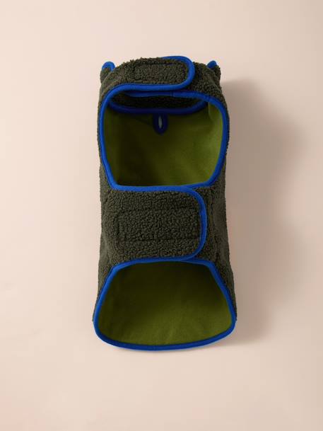 Manteau polaire chien beige+kaki - vertbaudet enfant 