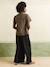 Wide-Leg, Loose-Fitting Trousers for Maternity black+denim blue+olive - vertbaudet enfant 