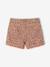 Printed twill shorts for girls beige - vertbaudet enfant 