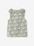 Sleeveless t-shirt for girls ecru+sage green - vertbaudet enfant 