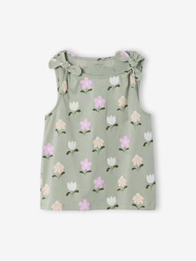 Fille-T-shirt, sous-pull-T-shirt-T-shirt sans manches