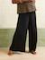 Wide-Leg, Loose-Fitting Trousers for Maternity black+denim blue+olive - vertbaudet enfant 