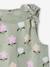 Sleeveless t-shirt for girls ecru+sage green - vertbaudet enfant 
