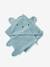Bath Cape + Wash Mitt, in Organic Cotton BROWN MEDIUM SOLID+GREEN LIGHT SOLID+GREY DARK SOLID+ocean blue+rose+White - vertbaudet enfant 