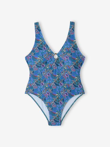One-piece swimsuit family capsule blue - vertbaudet enfant 