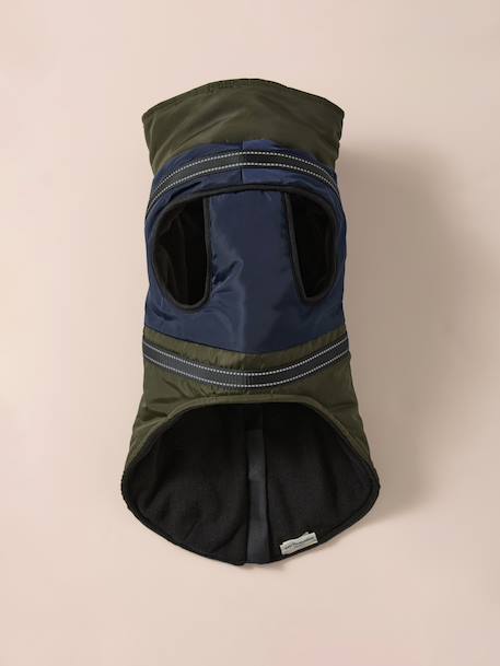 Manteau doudoune chien zip harnais caramel - vertbaudet enfant 
