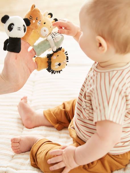 Activity Book + Velour Plush Toys, Tanzania white - vertbaudet enfant 