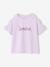 Girl's short-sleeved t-shirt lilac - vertbaudet enfant 