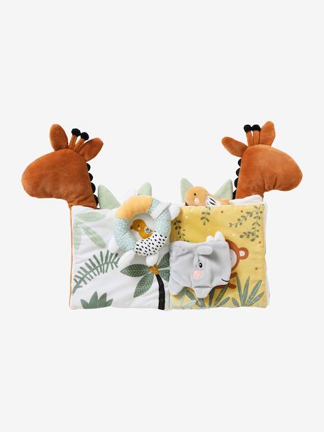 Giraffe Activity Book, Tanzania brown+orange - vertbaudet enfant 