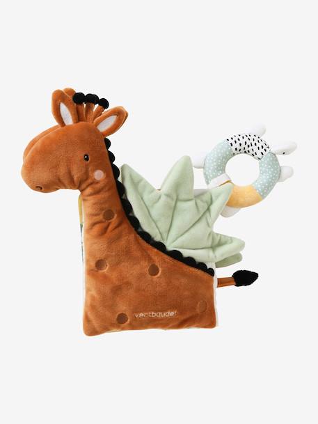 Giraffe Activity Book, Tanzania brown+orange - vertbaudet enfant 