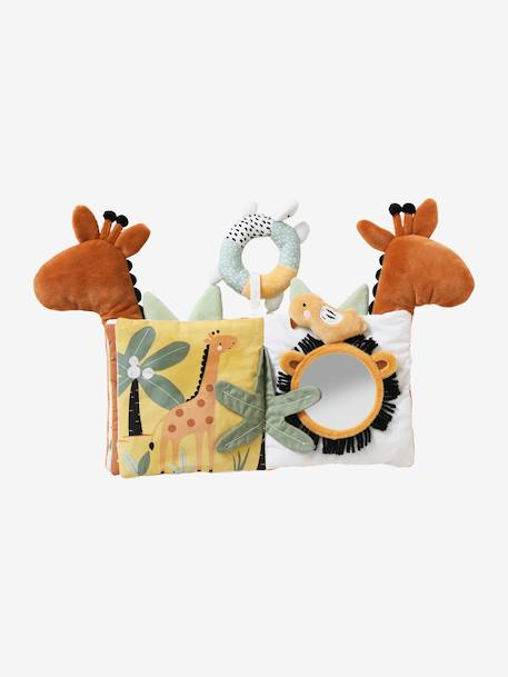 Livre bébé d'éveil TANZANIE marron+orange - vertbaudet enfant 