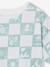 Short-sleeved T-shirt aqua green+white - vertbaudet enfant 