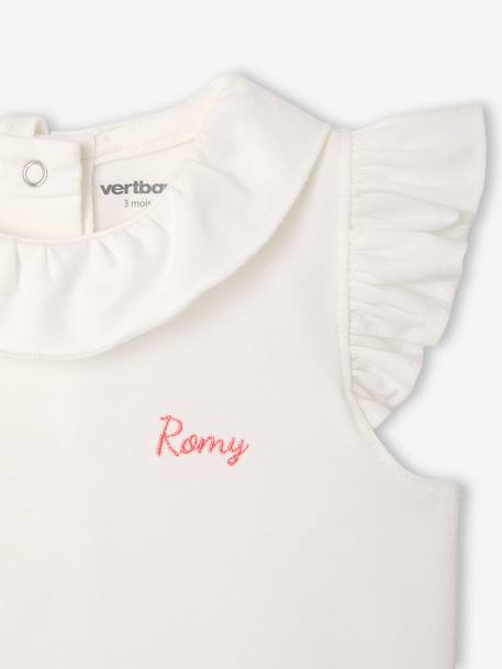 Bodysuit, short and band for head accessories for hair set ecru - vertbaudet enfant 