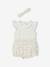 Bodysuit, short and band for head accessories for hair set ecru - vertbaudet enfant 