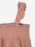 Romper with cotton braces clay beige - vertbaudet enfant 