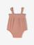 Romper with cotton braces clay beige - vertbaudet enfant 