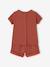 Pack of 2 organic cotton pyjama shorts tomato red - vertbaudet enfant 