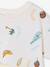 Short-sleeved T-shirt aqua green+white - vertbaudet enfant 