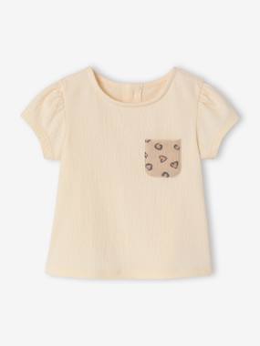 Baby-T-shirts & Roll Neck T-Shirts-T-shirts-Girl's short-sleeved T-shirt 