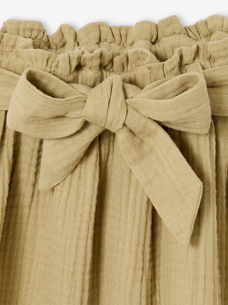 Mid-length skirt khaki - vertbaudet enfant 