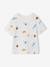Short-sleeved T-shirt aqua green+white - vertbaudet enfant 