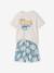 Cotton t-shirt and short set for boys ecru - vertbaudet enfant 