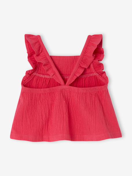 Girl's sleeveless t-shirt raspberry pink - vertbaudet enfant 