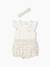 Bodysuit, short and band for head accessories for hair set ecru - vertbaudet enfant 