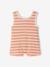 Striped baby playsuit ecru - vertbaudet enfant 