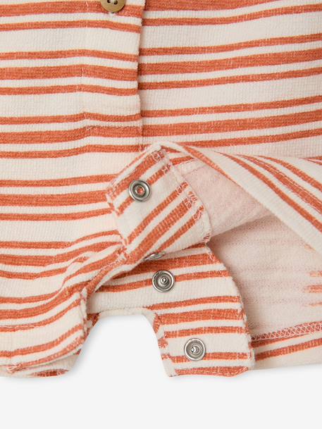 Combishort bébé garçon boutons écru - vertbaudet enfant 