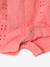 Girl's playsuit with embroidery electric blue+sweet pink - vertbaudet enfant 