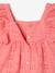 Girl's playsuit with embroidery electric blue+sweet pink - vertbaudet enfant 